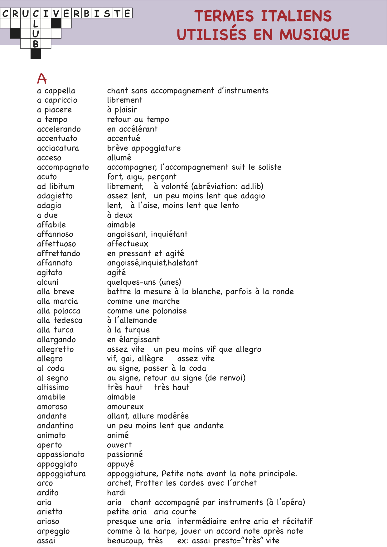 termes italiens en musique termes italiens en musique